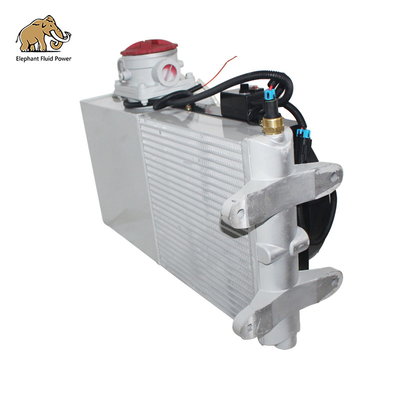 W magazynie Mixer betonowy chłodziciel oleju Radiator 18L 20L 24L 26L wentylator, dla betonowej Mixer Truck Produkcja, naprawa